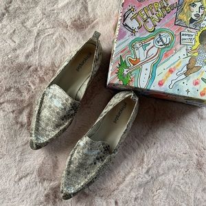 Jeffrey Campbell Snakeskin Loafers